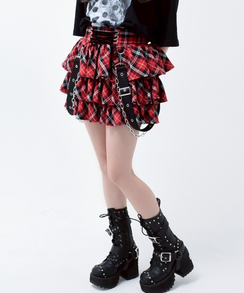 TRAVAS TOKYO/トラバス トーキョー』サスペンダー付きフリル