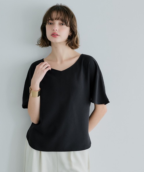 coca(coca)(コカ)の「ドルマンブラウス(シャツ/ブラウス・レディース・ホワイト/ライトブルー/ライトベージュ/ブラック・S/L/M)」の21枚目の写真