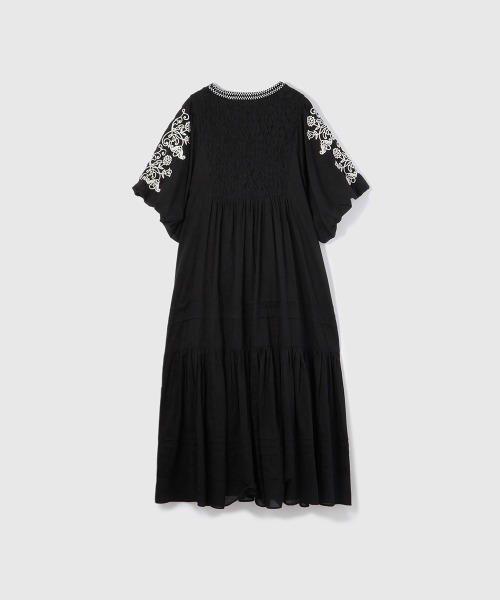 VICKY（ビッキー）の「インド刺繍ワンピース≪手洗い可能≫（ワンピース・レディース・ブラック/オフホワイト・M）」の11枚目の写真