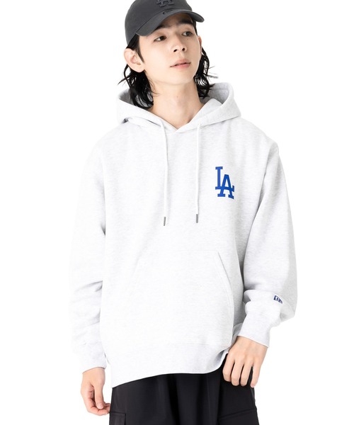 【新品】ロサンゼルス・ドジャース 大谷翔平選手着用モデル プルオーバーパーカー ニューエラ オーバーサイズパーカー 中津川吾郎コラボ ロサンゼルス