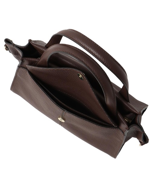 LORISTELLA(ロリステッラ)の「LORISTELLA / MURIEL TOTE(3wayレザートートバッグ 2824)(ハンドバッグ・レディース・ブラウン/ブラック・FREE)」の4枚目の写真
