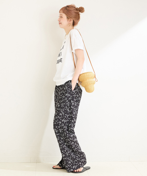B.C STOCK(ベーセーストック)の「《追加》手洗い可 / アソートS/SロゴTEE(Tシャツ/カットソー・レディース・ネイビー/ホワイト/ホワイト系その他/ブラウン・FREE)」の7枚目の写真