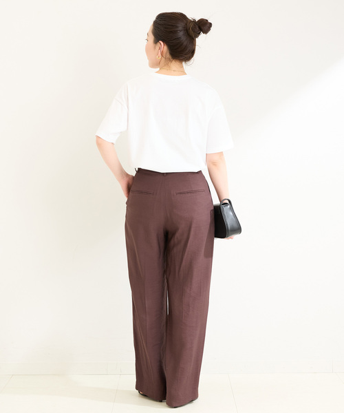 B.C STOCK(ベーセーストック)の「《追加》手洗い可 / アソートS/SロゴTEE(Tシャツ/カットソー・レディース・ネイビー/ホワイト/ホワイト系その他/ブラウン・FREE)」の14枚目の写真
