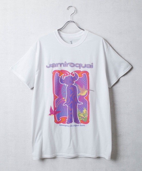 ROCK-OFF（ロックオフ）の「【ROCK-OFF】JAMIROQUAI EMERGENCY BUFFALO T-SHIRTS（Tシャツ/カットソー・メンズ・ホワイト・LARGE/MEDIUM/X-LARGE）」の2枚目の写真
