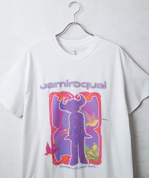 ROCK-OFF（ロックオフ）の「【ROCK-OFF】JAMIROQUAI EMERGENCY BUFFALO T-SHIRTS（Tシャツ/カットソー・メンズ・ホワイト・LARGE/MEDIUM/X-LARGE）」の3枚目の写真