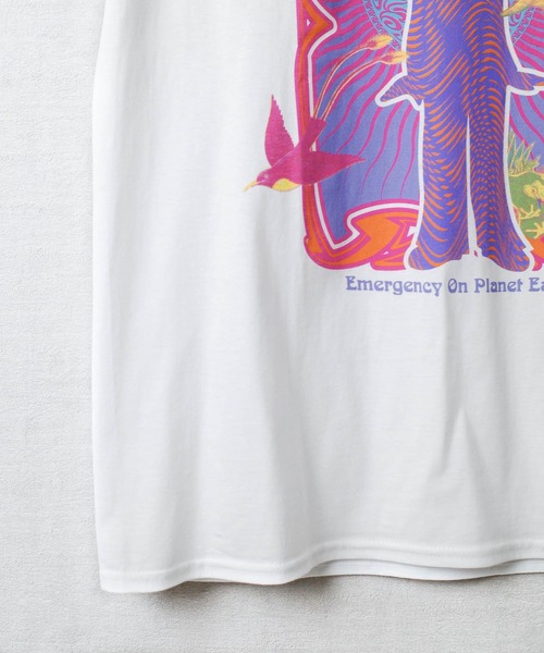 ROCK-OFF（ロックオフ）の「【ROCK-OFF】JAMIROQUAI EMERGENCY BUFFALO T-SHIRTS（Tシャツ/カットソー・メンズ・ホワイト・LARGE/MEDIUM/X-LARGE）」の6枚目の写真