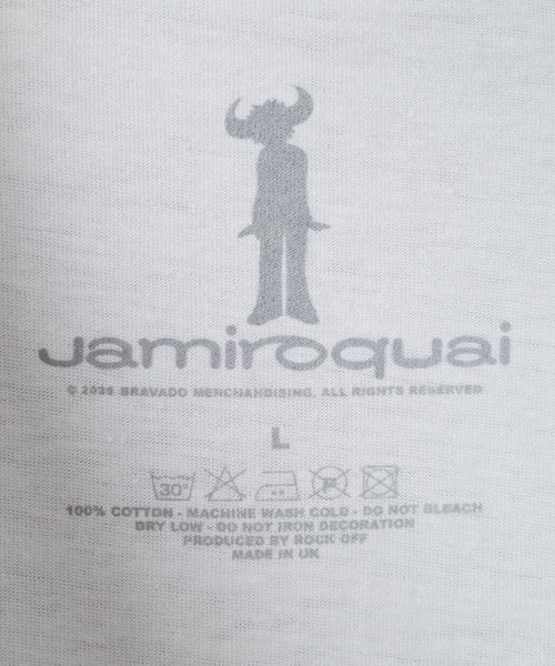 ROCK-OFF（ロックオフ）の「【ROCK-OFF】JAMIROQUAI EMERGENCY BUFFALO T-SHIRTS（Tシャツ/カットソー・メンズ・ホワイト・LARGE/MEDIUM/X-LARGE）」の7枚目の写真