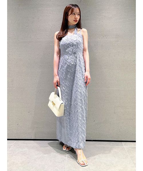 snidel 新品未使用ジャガードキャミワンピース セール】フェザージャガードキャミワンピース(ワンピース