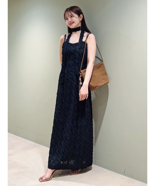 snidel 新品未使用ジャガードキャミワンピース　0サイズ SNIDEL ワンピース ジャガードキャミワンピース : ZOZOTOWN