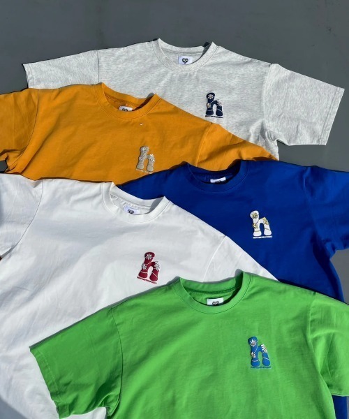 HTH(エイチティーエイチ)の「H flower logo Tee(Tシャツ/カットソー・レディース・アッシュ/オレンジ/ホワイト/グリーン・フリー)」の5枚目の写真