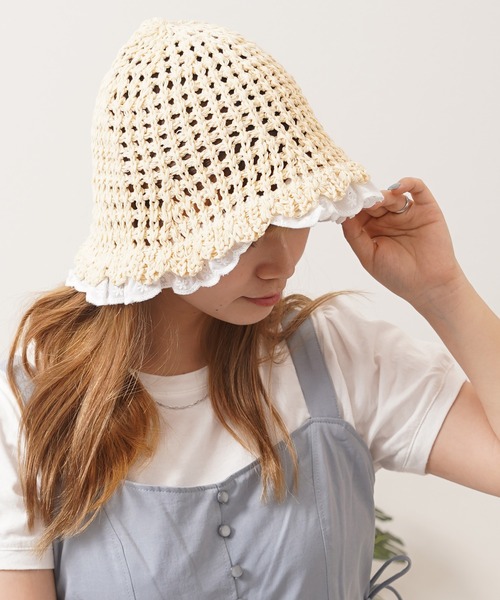 レース クロシェハット / Lace Crochet Hat（ハット）｜1111clothing