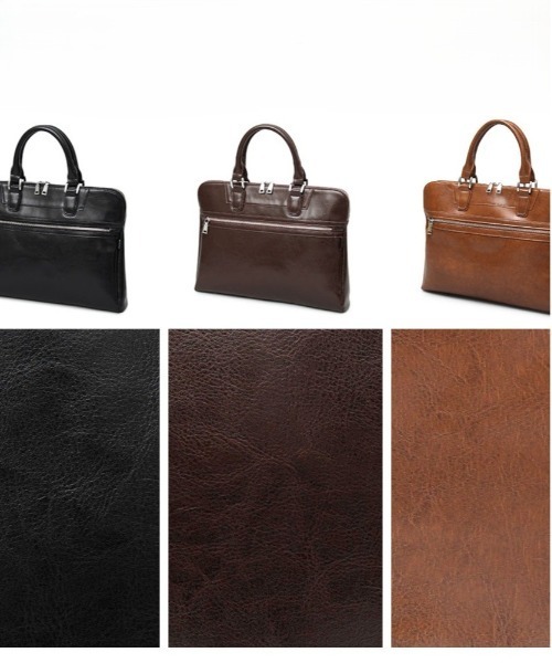 REGiSTA（レジスタ）の「REGiSTA Split Leather Briefcase（ビジネスバッグ・メンズ・ブラック・FREE）」の5枚目の写真