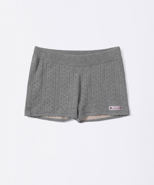 ショートパンツ [SCULPTOR] Eyelet Knit Shorts Ivory SC25S426IV Eyelet Knit Shorts（その他パンツ）｜SCULPTOR（スカルプター