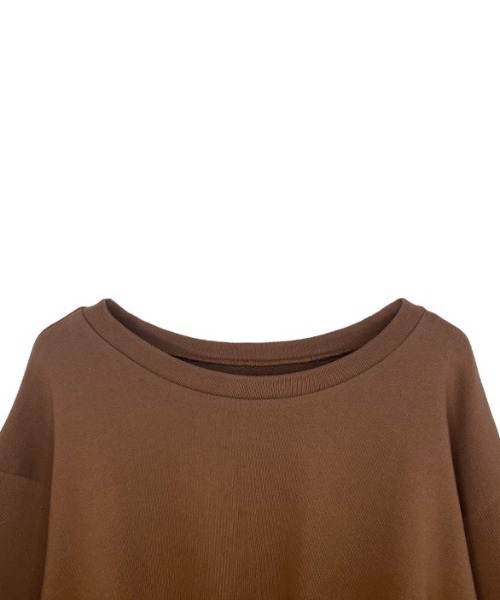 HONEY MI HONEY（ハニーミーハニー）の「cropped ribbon sweat（スウェット・レディース・ブラック/ホワイト/ブラウン・FREE）」の4枚目の写真