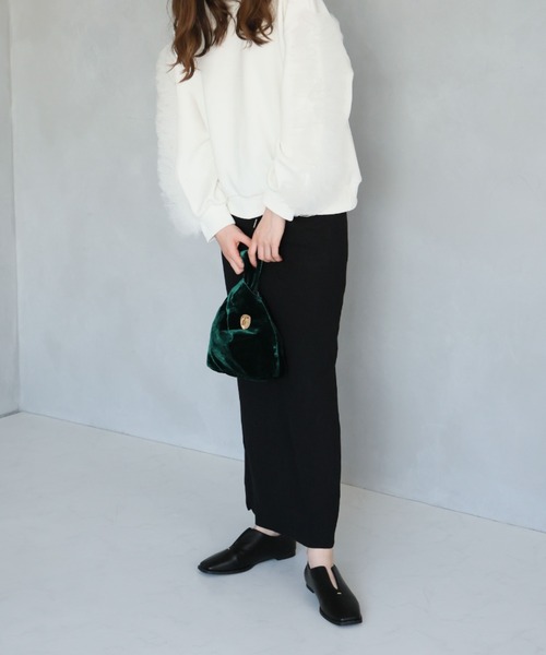 VIVIAN（ヴィヴィアン）の「スリットデザインローファー（パンプス・レディース・ダークブラウン/ブラック・M/L/S/LL）」の4枚目の写真