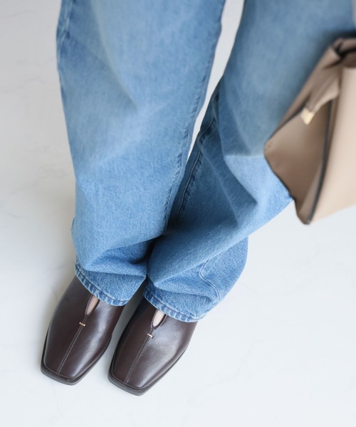 VIVIAN（ヴィヴィアン）の「スリットデザインローファー（パンプス・レディース・ダークブラウン/ブラック・M/L/S/LL）」の11枚目の写真