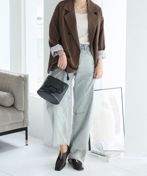 VIVIAN（ヴィヴィアン）の「スリットデザインローファー（パンプス・レディース・ダークブラウン/ブラック・M/L/S/LL）」の9枚目の写真