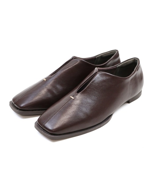 VIVIAN（ヴィヴィアン）の「スリットデザインローファー（パンプス・レディース・ダークブラウン/ブラック・M/L/S/LL）」の17枚目の写真