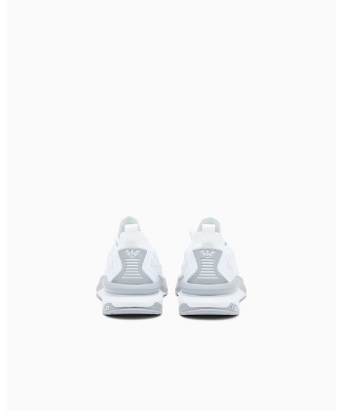 EMPORIO ARMANI EA7(エンポリオアルマーニイーエーセブン)の「【エンポリオ アルマーニ EA7】Crusher Sonic Knit スニーカー(スニーカー・メンズ・ブラック×シルバー/カーキ/ホワイト・10/5/5.5/6/6.5/7/8.5/9/7.5/8)」の4枚目の写真