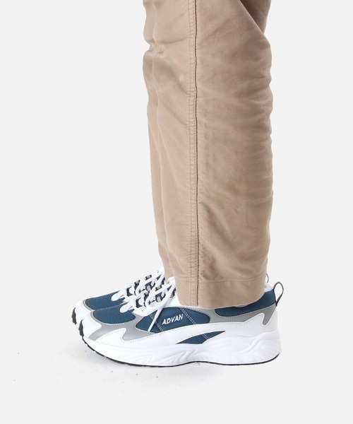 MoonStar(ムーンスター)の「【MoonStar/ムーンスター】ADVAN2000-01S メンズ/レディース スニーカー 3E(スニーカー・レディース・ブラック×ブラック/ネイビー×ホワイト/ブラック×ホワイト・23.0cm/23.5cm/24.0cm/24.5cm/25.0cm/25.5cm/26.0cm/26.5cm/27.0cm/28.0cm/22.5cm/22.0cm)」の3枚目の写真