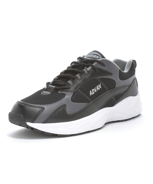 MoonStar(ムーンスター)の「【MoonStar/ムーンスター】ADVAN2000-01S メンズ/レディース スニーカー 3E(スニーカー・レディース・ブラック×ブラック/ネイビー×ホワイト/ブラック×ホワイト・23.0cm/23.5cm/24.0cm/24.5cm/25.0cm/25.5cm/26.0cm/26.5cm/27.0cm/28.0cm/22.5cm/22.0cm)」の5枚目の写真