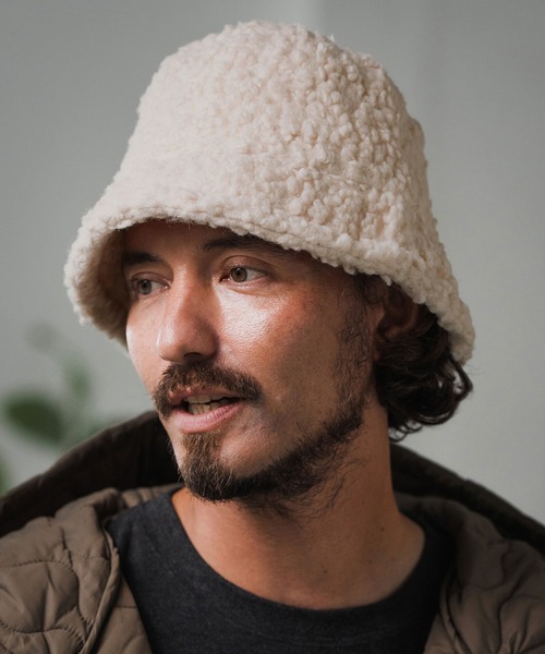 Magine(マージン)の「mko12992-Boa Fleece Bucket Hat バケットハット(ハット・メンズ・ブラック/ナチュラル・FREE)」の16枚目の写真