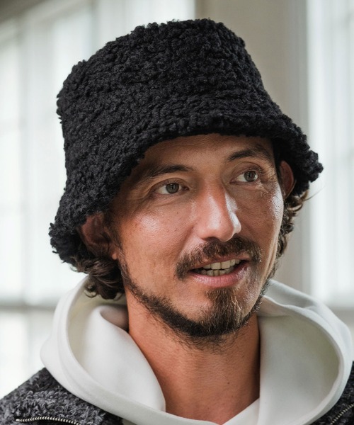 Magine(マージン)の「mko12992-Boa Fleece Bucket Hat バケットハット(ハット・メンズ・ブラック/ナチュラル・FREE)」の11枚目の写真