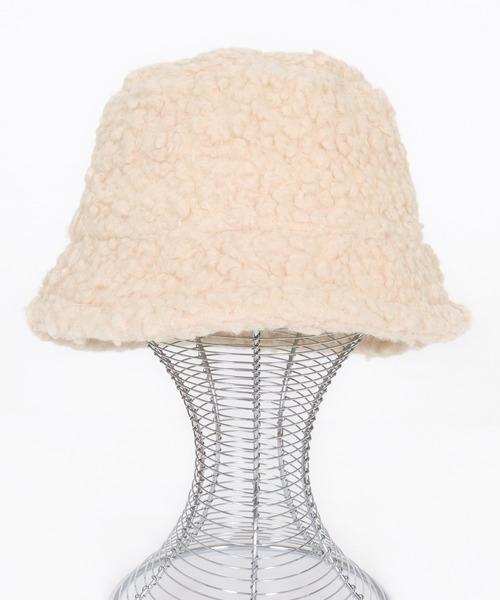 Magine(マージン)の「mko12992-Boa Fleece Bucket Hat バケットハット(ハット・メンズ・ブラック/ナチュラル・FREE)」の8枚目の写真
