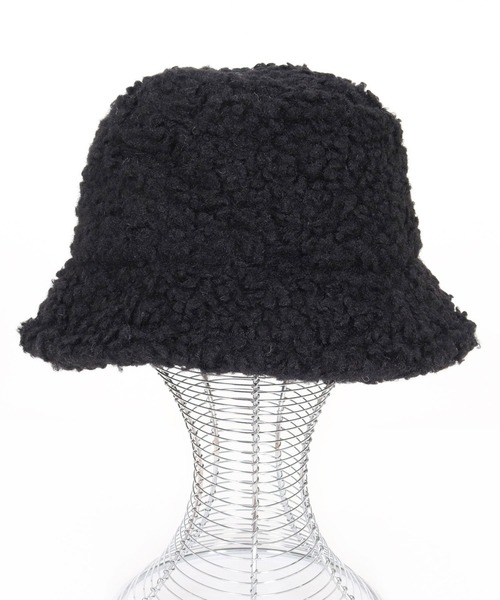 Magine(マージン)の「mko12992-Boa Fleece Bucket Hat バケットハット(ハット・メンズ・ブラック/ナチュラル・FREE)」の7枚目の写真