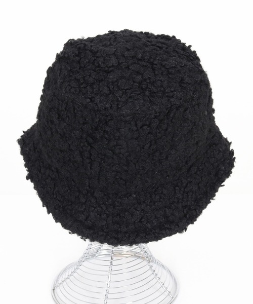 Magine(マージン)の「mko12992-Boa Fleece Bucket Hat バケットハット(ハット・メンズ・ブラック/ナチュラル・FREE)」の5枚目の写真