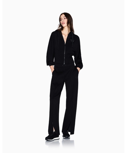 ARMANI EXCHANGE(アルマーニエクスチェンジ)の「【A|X アルマーニ エクスチェンジ】AXロゴ スウェットスリットパンツ(スウェットパンツ・レディース・ブラック・X-SMALL/LARGE/MEDIUM/X-LARGE/SMALL)」の4枚目の写真