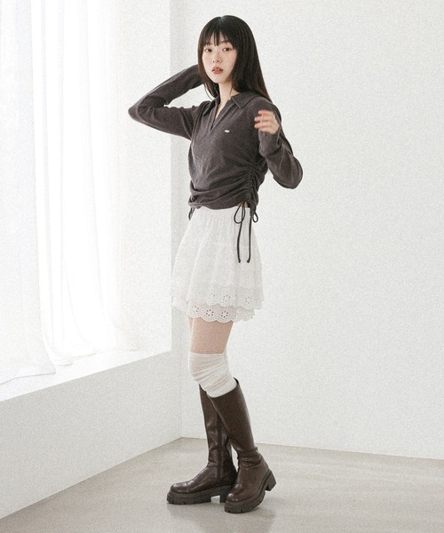 tシャツ スキッパードロストカットソー　581498 レディース Heather tシャツ スキッパードロストカットソー 581498