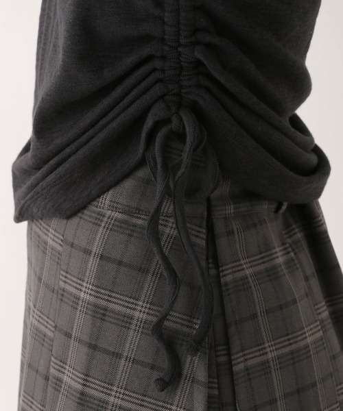 Heather(ヘザー)の「スキッパードロストカットソー 581498(Tシャツ/カットソー・レディース・チャコールグレー/ブラック/アイボリー・FREE)」の8枚目の写真