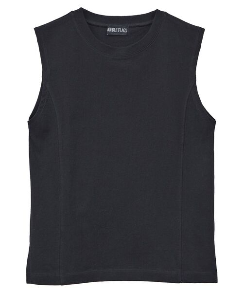 Green　Parks（グリーンパークス）の「・DOUBLE FLAGS ピグメント切替ノースリTEE（タンクトップ・レディース・ライトグレー/ボルドー/グリーン/ブラック/オフホワイト/チャコールグレー・FREE）」の11枚目の写真