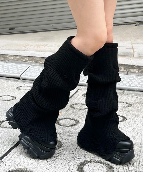 セール】レッグウォーマーミドルブーツ（ブーツ）｜SPIRALGIRL