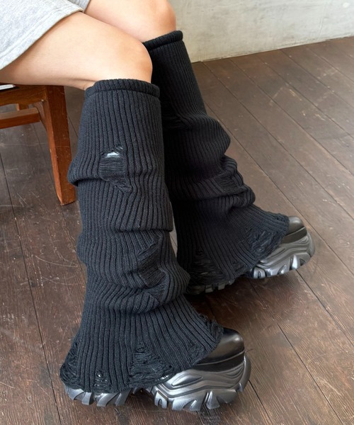 セール】レッグウォーマーミドルブーツ（ブーツ）｜SPIRALGIRL