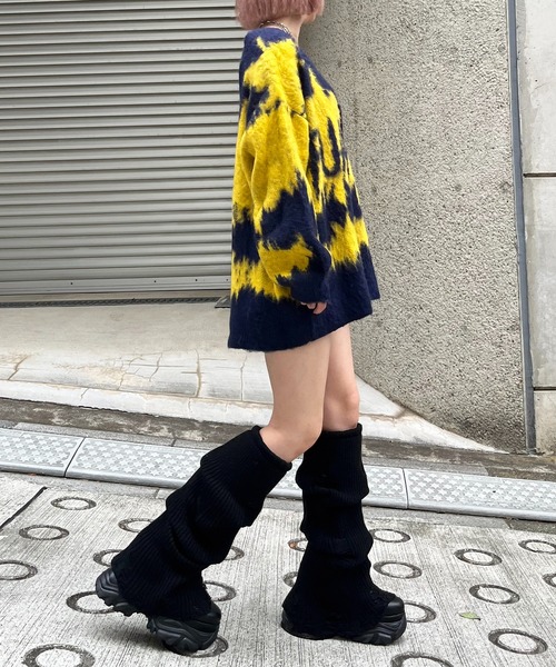 SPIRALGIRL(スパイラルガール)の「レッグウォーマーミドルブーツ(ブーツ・レディース・ブラック・SMALL/MEDIUM/LARGE)」の4枚目の写真