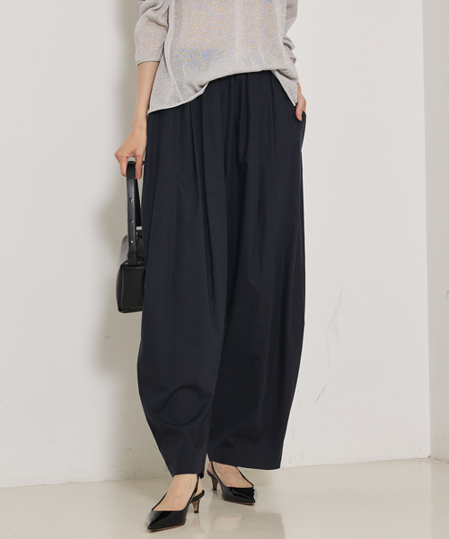 qualite（カリテ）の「ダンプバレルパンツ/秋服（カーゴパンツ・レディース・ベージュ/ダークネイビー・36/38）」の2枚目の写真