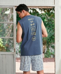 RVCA（ルーカ）の「RVCA メンズ 【RVCAxAZUL BY MOUSSY】 RVCA X AZUL ANYTIME SFTT サーフタンクトップ 【2025年夏モデル】/ルーカアズールコラボ水陸両用速乾UVケアバックロゴプリントサーフタンクトップ（水着）（タンクトップ）」