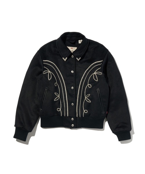 ✨極美品✨希少✨Levi's リーバイス ダウンジャケットブラック黒レディースS Levi's ダウンコート ダウンジャケット Levi's/リーバイス
