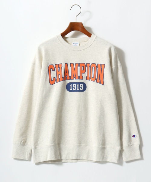 2025AW Champion/チャンピオン カレッジロゴプリント クルーネック