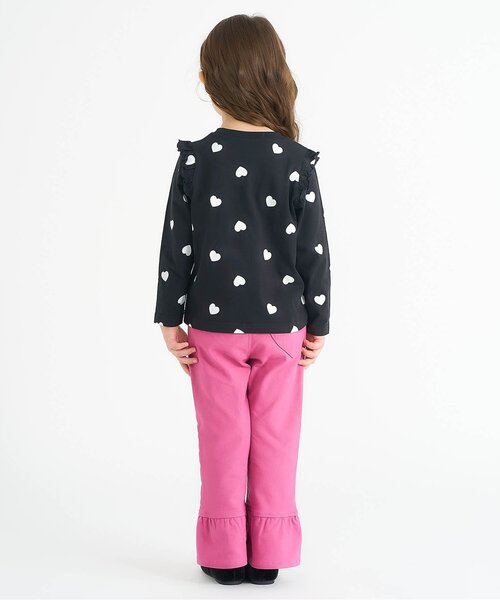 apres les cours（アプレレクール）の「【WEB限定】肩フリルTシャツ/7days Style（Tシャツ/カットソー・キッズ・ブラック/アイボリー/レッド/その他2/ラベンダー/ミント・80/90/100/120/140/110/130）」の8枚目の写真