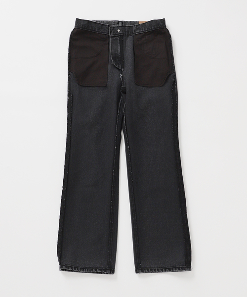Deuxieme Classe（ドゥーズィエムクラス）の「Straight Jeans (グレー)（デニムパンツ・レディース・チャコールグレー・38/36/34）」の9枚目の写真