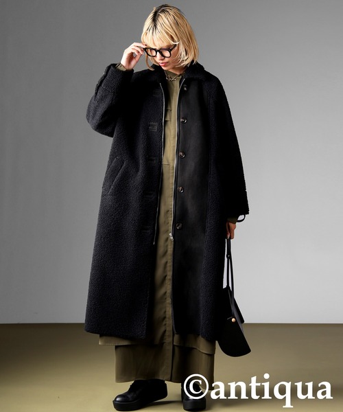 ロングボアコート（その他アウター）｜antiqua（アンティカ）の