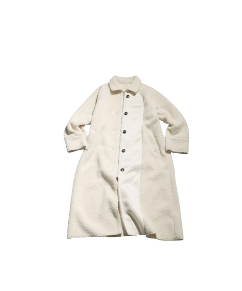 antiqua(アンティカ)の「ロングボアコート(その他アウター・レディース・ブラック/アイボリー・ONESIZE)」の22枚目の写真