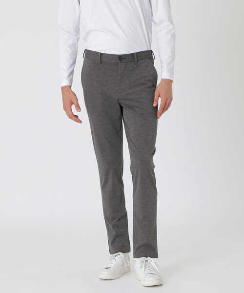 BLACK LABEL CRESTBRIDGE（ブラックレーベル・クレストブリッジ）の「CARREMAN ツイルジャージーイージートラウザーズ（スラックス・メンズ・ライトグレー/ブラック/ネイビー/グレー系その他・S/M/L/XL）」の3枚目の写真