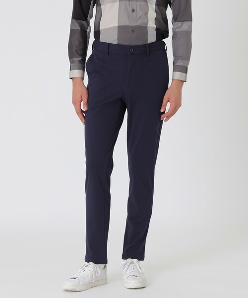 BLACK LABEL CRESTBRIDGE（ブラックレーベル・クレストブリッジ）の「CARREMAN ツイルジャージーイージートラウザーズ（スラックス・メンズ・ライトグレー/ブラック/ネイビー/グレー系その他・S/M/L/XL）」の4枚目の写真