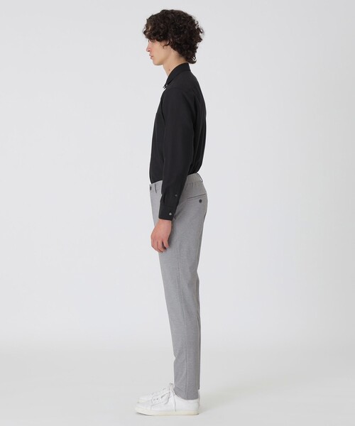 BLACK LABEL CRESTBRIDGE（ブラックレーベル・クレストブリッジ）の「CARREMAN ツイルジャージーイージートラウザーズ（スラックス・メンズ・ライトグレー/ブラック/ネイビー/グレー系その他・S/M/L/XL）」の6枚目の写真