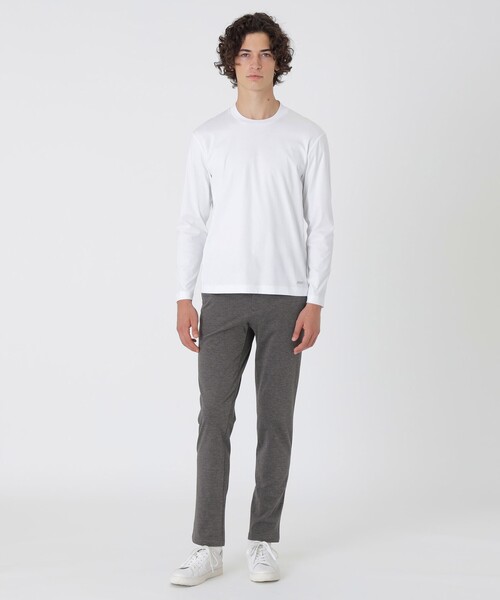 BLACK LABEL CRESTBRIDGE（ブラックレーベル・クレストブリッジ）の「CARREMAN ツイルジャージーイージートラウザーズ（スラックス・メンズ・ライトグレー/ブラック/ネイビー/グレー系その他・S/M/L/XL）」の13枚目の写真