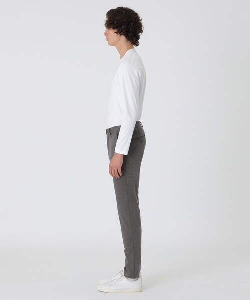 BLACK LABEL CRESTBRIDGE（ブラックレーベル・クレストブリッジ）の「CARREMAN ツイルジャージーイージートラウザーズ（スラックス・メンズ・ライトグレー/ブラック/ネイビー/グレー系その他・S/M/L/XL）」の14枚目の写真